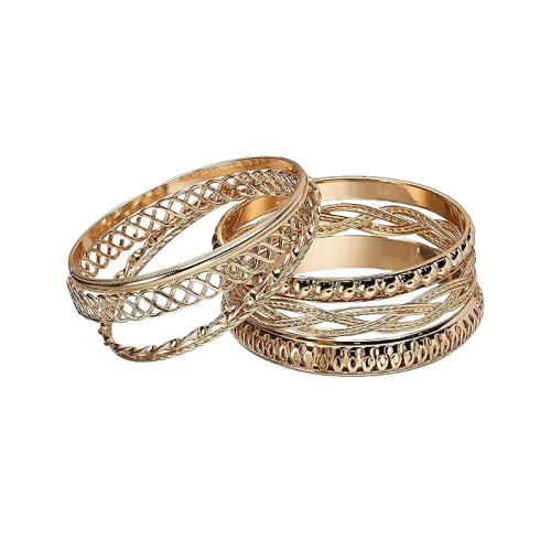 Guess Gold Mixed Bangle